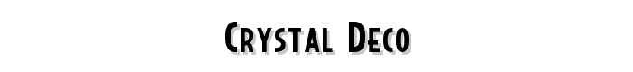 Crystal Deco font